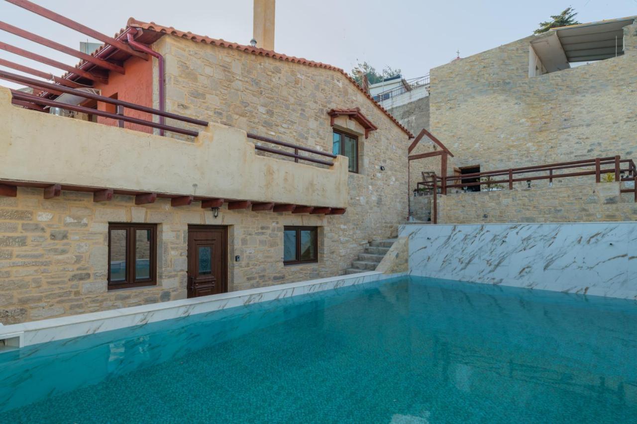 Ano Moulia Draganigo Luxury Stone Houses 40 Min From Matala מראה חיצוני תמונה