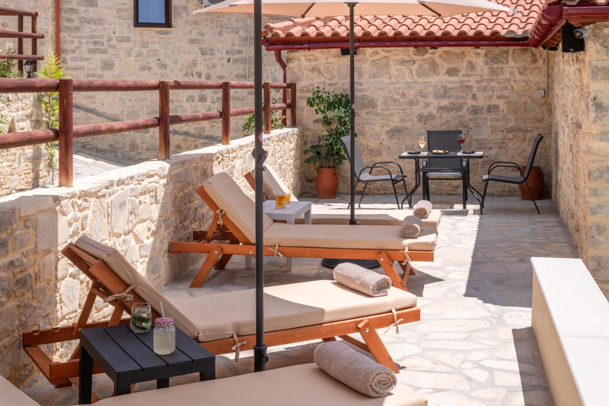 Ano Moulia Draganigo Luxury Stone Houses 40 Min From Matala מראה חיצוני תמונה