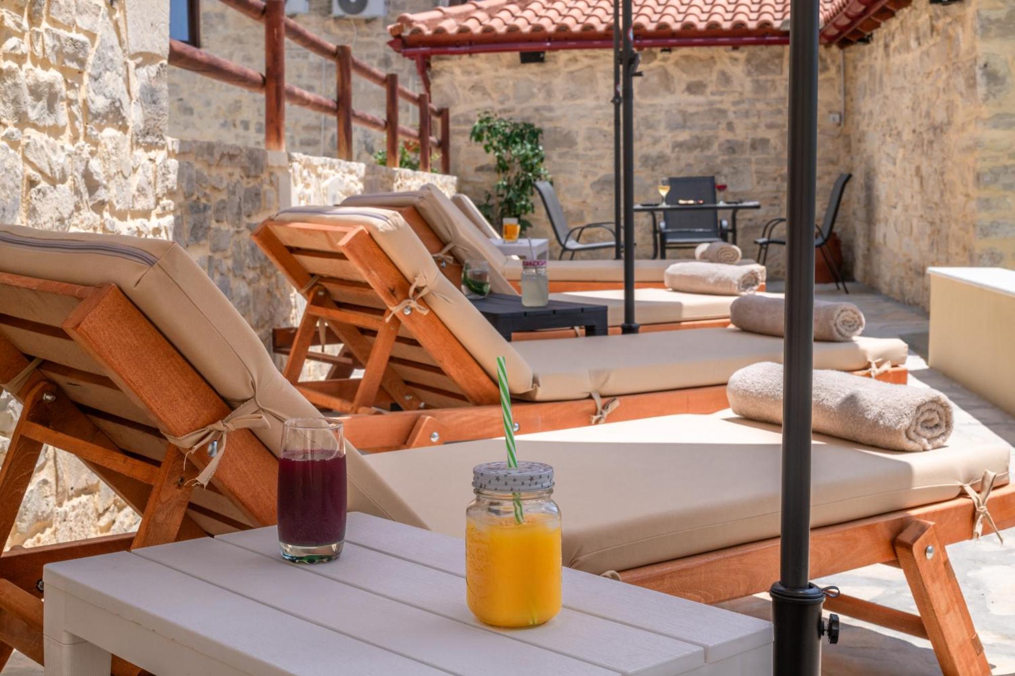 Ano Moulia Draganigo Luxury Stone Houses 40 Min From Matala מראה חיצוני תמונה