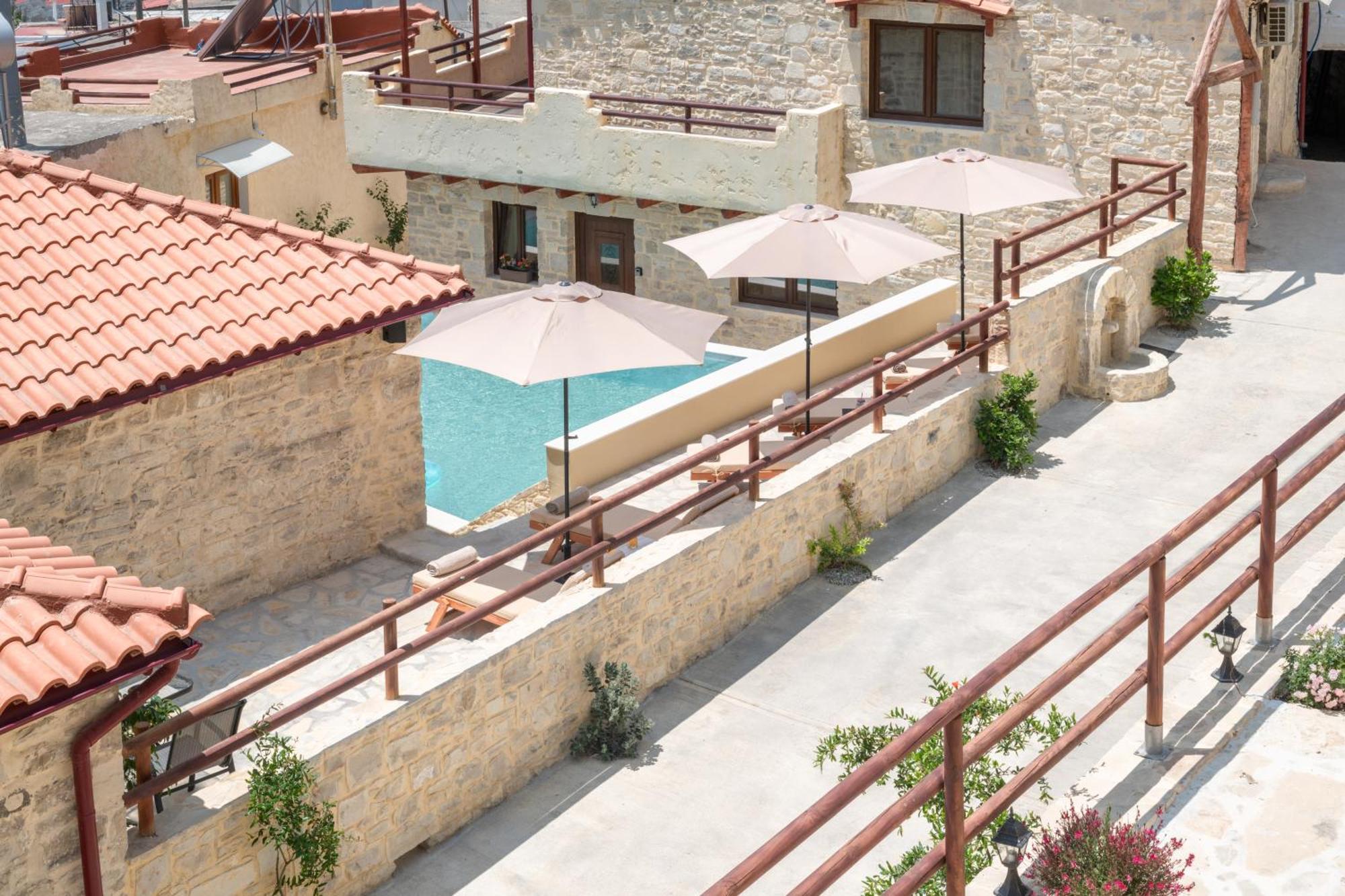 Ano Moulia Draganigo Luxury Stone Houses 40 Min From Matala מראה חיצוני תמונה