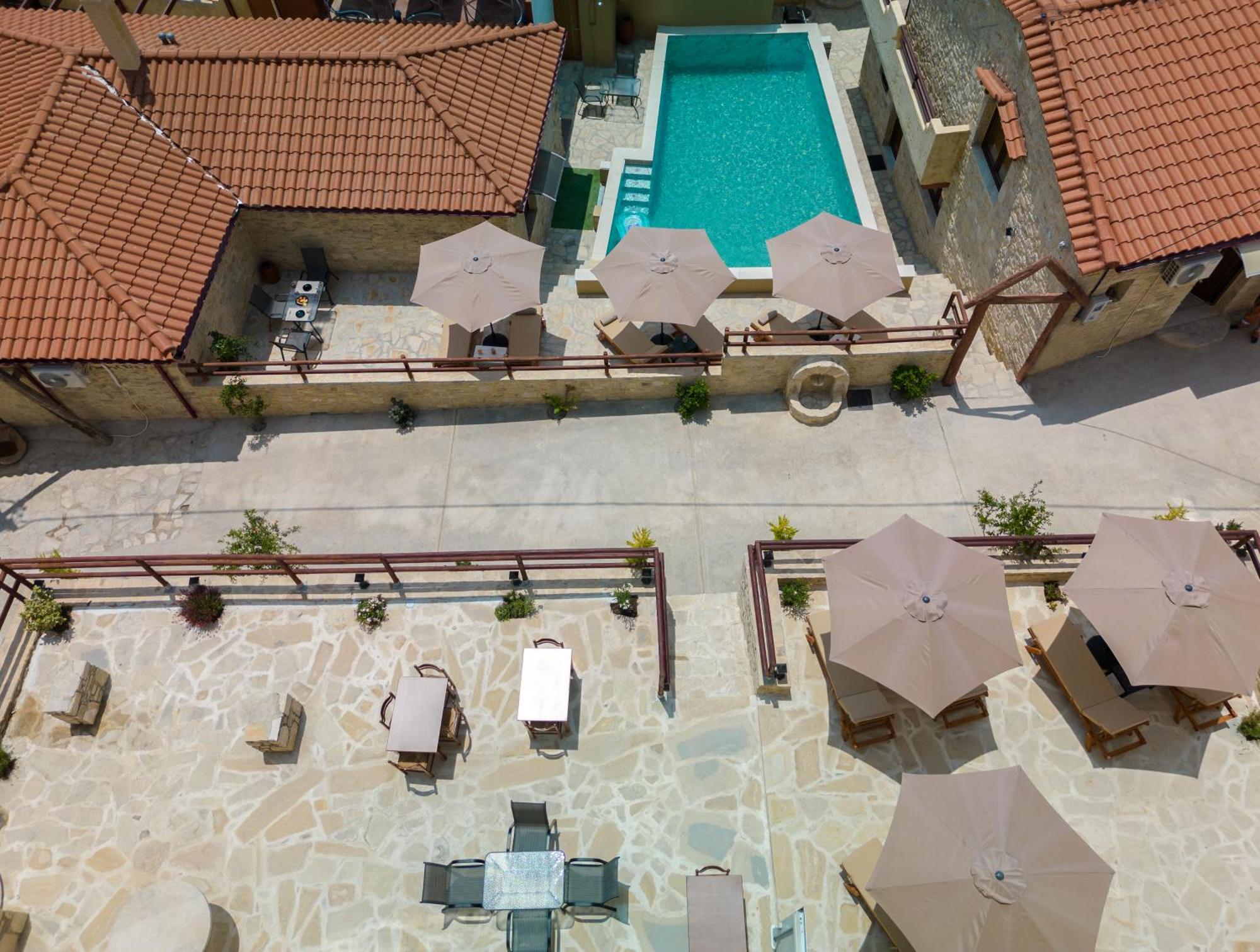 Ano Moulia Draganigo Luxury Stone Houses 40 Min From Matala מראה חיצוני תמונה