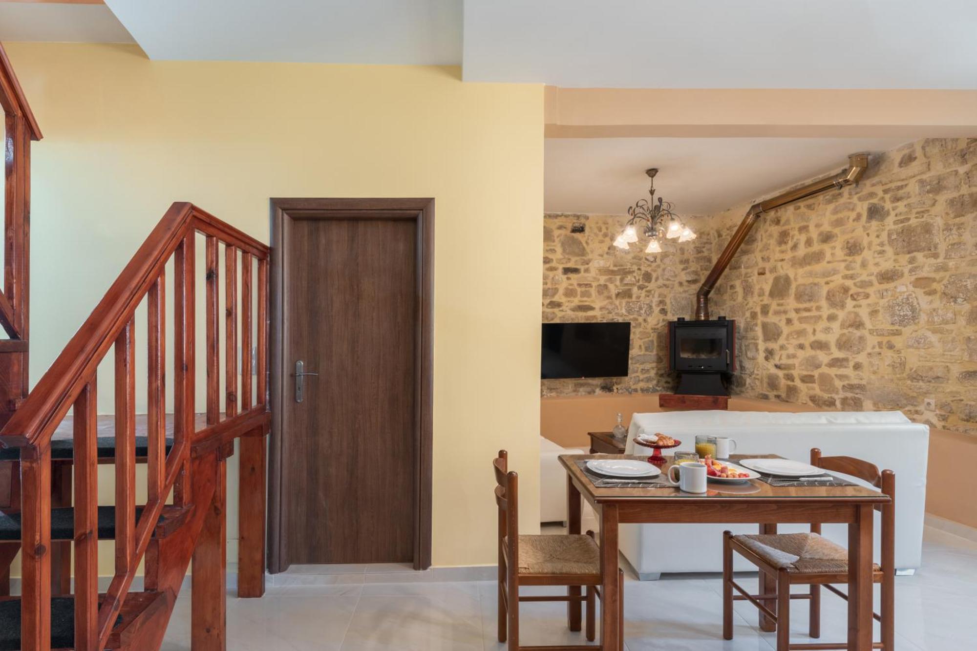 Ano Moulia Draganigo Luxury Stone Houses 40 Min From Matala חדר תמונה