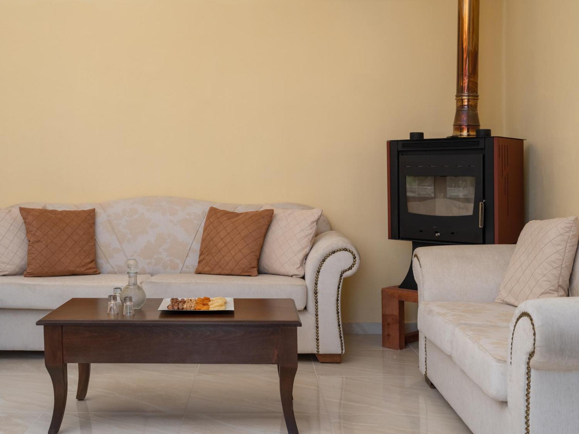Ano Moulia Draganigo Luxury Stone Houses 40 Min From Matala חדר תמונה